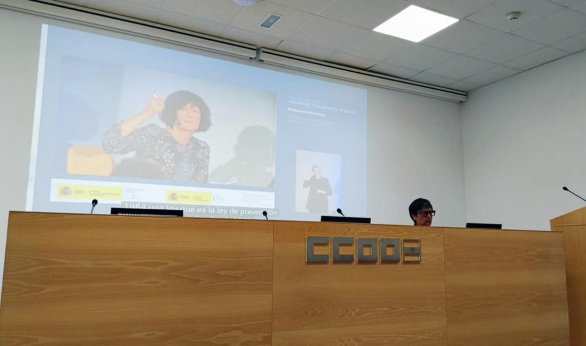 Taller de prevención de riesgos psicosociales celebrado en Sevilla.