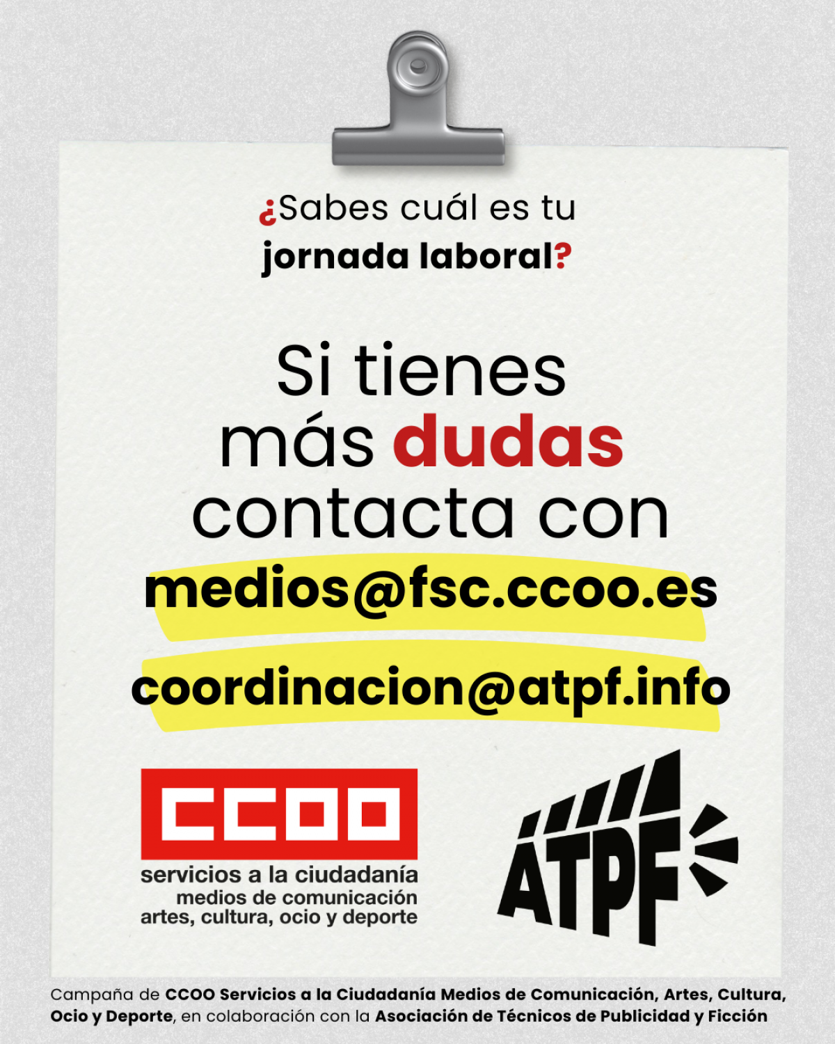 campaña producción audiovisual
