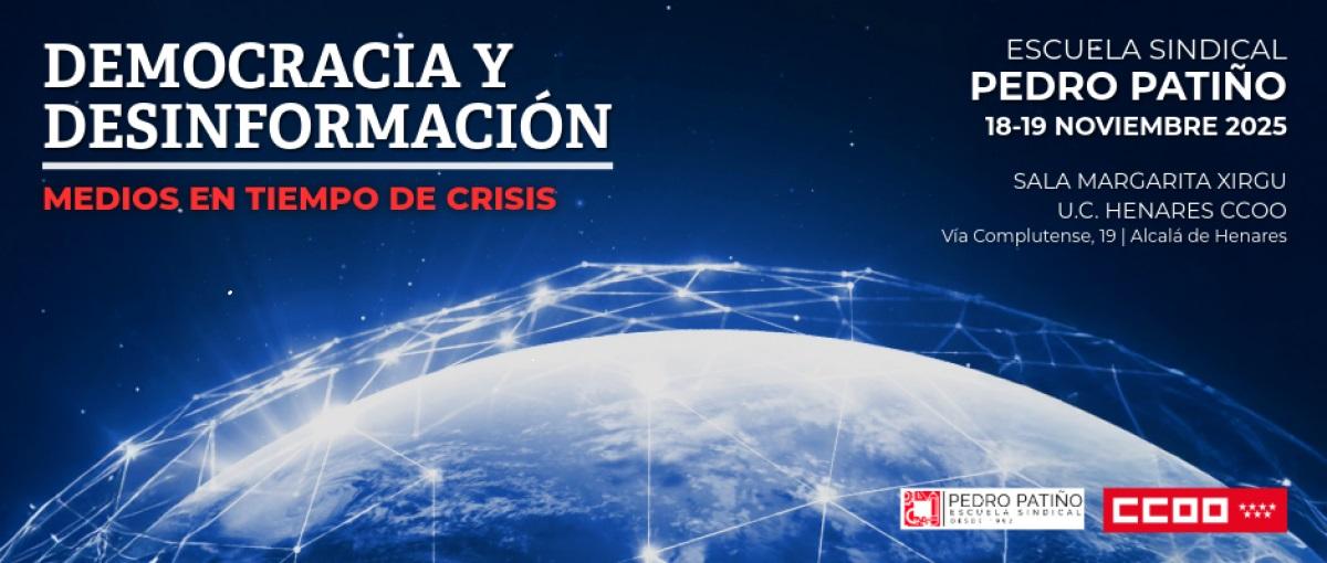 Cartel de la iniciativa de CCOO Madrid.