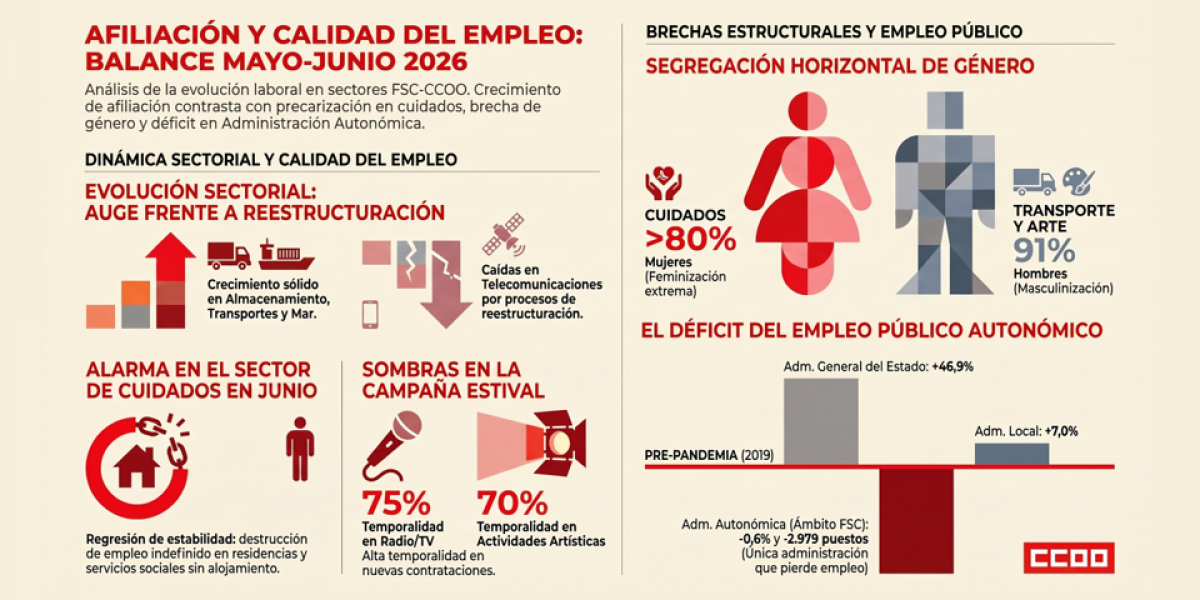 Informe de datos de afiliación a la Seguridad Social, mayo y junio 2026