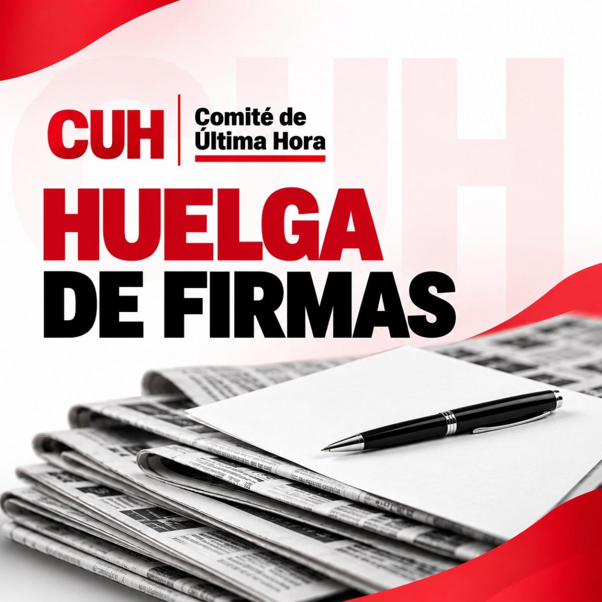 La plantilla de Ultima Hora Mallorca inicia una huelga de firmas para denunciar su insostenible situación salarial